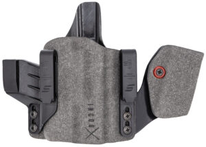 Safariland INCOG0835A0CX261MC IncogX  w/Mag Caddy IWB Black/Gray Boltaron Belt Clip Fits Glock 17/19 Right Hand