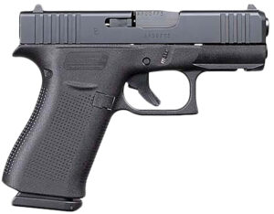 Glock UX4350201FR G43X Sub-Compact Frame 9mm Luger 10+1 3.41" Black GMB Barrel, Black nDLC Front Rail/Serrated Steel Slide, Black Polymer Frame w/Beavertail, Black Textured Grip, Ambidextrous