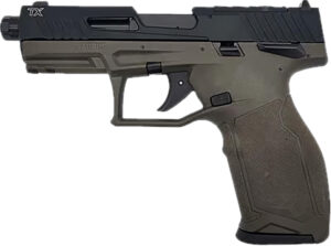 Taurus 1-2TX22P141O TX22 T.O.R.O Gen 2 Full Size Frame 22 LR 16+1/22+1 4.10" Threaded Barrel, Optic Ready/Serrated Slide, OD Green Polymer Frame w/Picatinny Rail