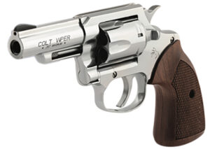 Colt Mfg VIPERSP3WRR Viper  357 Mag/38 Special 6rd 3" 1/2 Lug Stainless Steel Barrel, Stainless Steel Cylinder & Frame, American Walnut Grip, Exposed Hammer