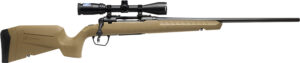 Savage Arms 32170 Axis 2 XP Combo 30-06 Springfield 4+1 22" Black Sporter Barrel, Black Drilled & Tapped Steel Receiver, Fixed Flat Dark Earth Synthetic Stock, Right Hand, Boresighted 3-9x40