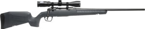 Savage Arms 32171 Axis 2 XP Combo Full Size 223 Rem 4+1 22" Black Sporter Barrel, Black Carbon Steel Receiver Drilled & Tapped, Gray Fixed Synthetic Stock, Weaver 3-9x40mm Scope, Right Hand