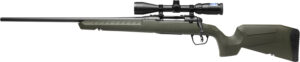 Savage Arms 32190 Axis 2 XP Combo Full Size 25-06 Rem 4+1 22" Black Sporter Barrel, Black Carbon Steel Receiver Drilled & Tapped, OD Green Fixed Synthetic Stock, Weaver 3-9x40mm Scope, Left Hand