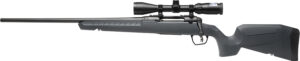 Savage Arms 32209 Axis 2 XP Combo 308 Win 4+1 22" Black Sporter Barrel, Black Drilled & Tapped Steel Receiver, Fixed Gray Synthetic Stock, Left Hand, Boresighted 3-9x40