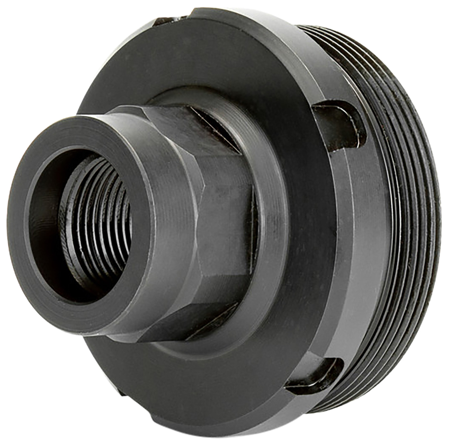 Griffin Armament DT1375X24-5/8X24 Thread Adapter 5/8"x24 17-4 Stainless Steel Nitride Black