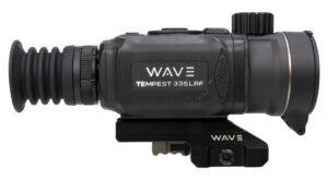 Wave WTS200 Tempest 335 LRF Thermal Black 3.3x35mm Illuminated Multi Reticle 384x288, 12 Microns, 50 Hz Resolution, Digital Zoom 13.2x Rapid/Smooth