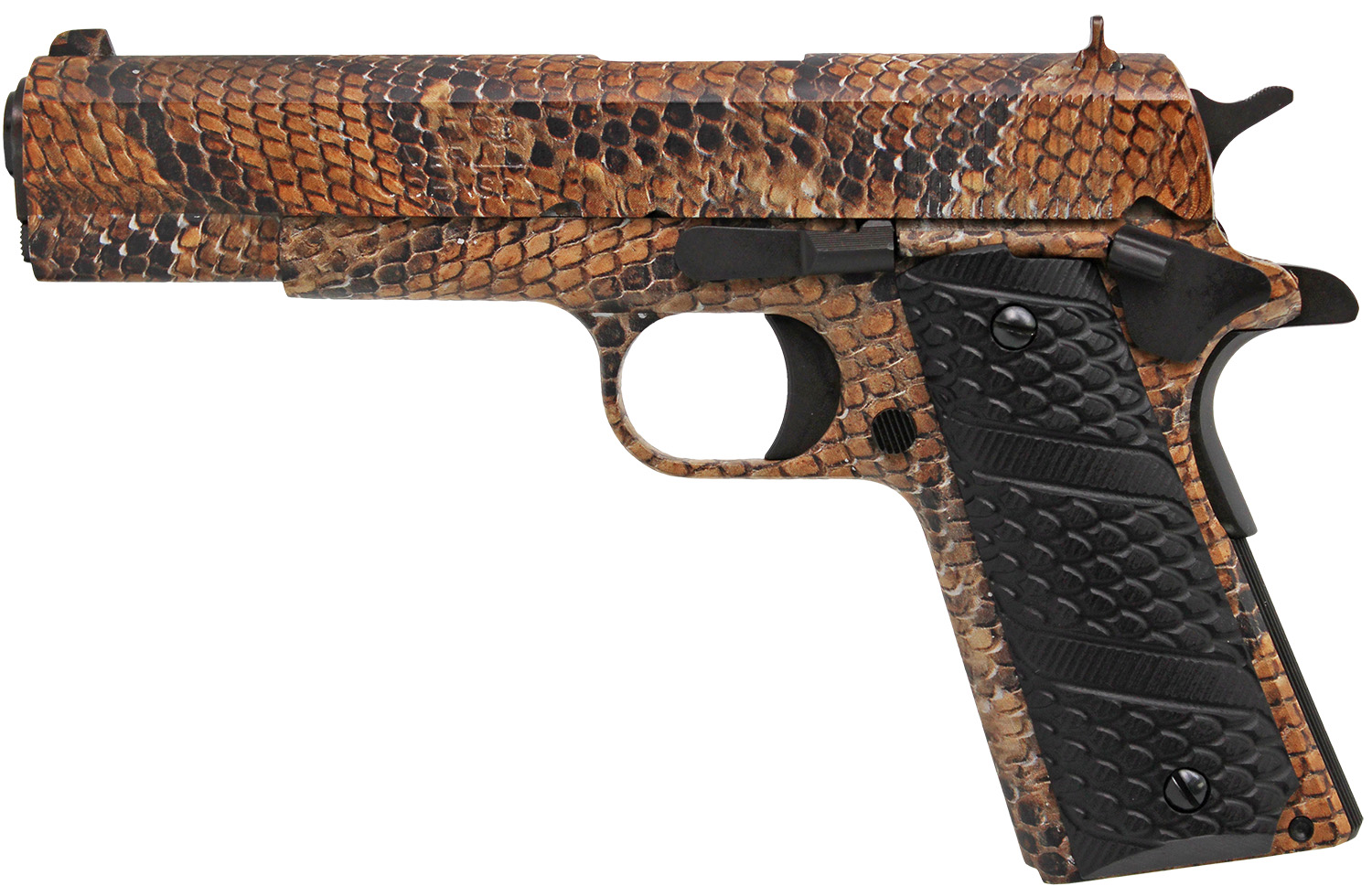 Iver Johnson Arms 1911A1 1911 A1 Rattlesnake Government Size 45 ACP 8+1 5"