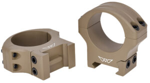 Warne 8515DE HyperLite Dark Earth Cerakote MagnaFusion Alloy 30mm Tube Maxima/Weaver/Picatinny