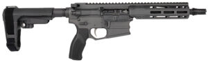 Cobalt Kinetics CKPROLITE30075CHARCOAL Pro Light  300 Blackout 7.50" Black Melonite Barrel, Charcoal Aluminum Picatinny Rail Receiver, Polymer SB Tactical SBA3 Brace, Black Polymer Grip