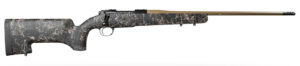 Kimber Mfg, Inc 3000922 Mountain Acsent Mojave 30-06 Springfield 4+1 24" Match Grade Threaded Barrel, Aluminum Receiver, Fixed Aluminum/Carbon Fiber Stock