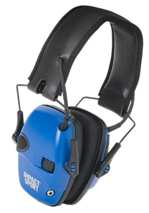 HOW R-02529   IMPACT SPORT REAL BLUE ELEC EARMUFF