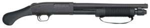 Mossberg 50659 590 Shockwave 12 Gauge Pump 3" 5+1 14" Blued Heavy-Walled Barrel, Blued Stainless Steel Receiver Drilled & Tapped, Black Raptor Birdshead Grip