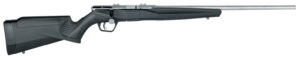 Savage Arms 70502 B Series FVSS Full Size 22 WMR 10+1 21" Matte Button Rifled Barrel, Matte Drilled & Tapped Stainless Steel Receiver, Matte Black Fixed Synthetic Stock, Right Hand
