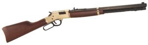 Henry H006M327 Big Boy Classic Full Size 327 Federal Mag 10+1 20" Blued Octagon Barrel, Polished Brass Receiver, American Walnut Stock Right Hand