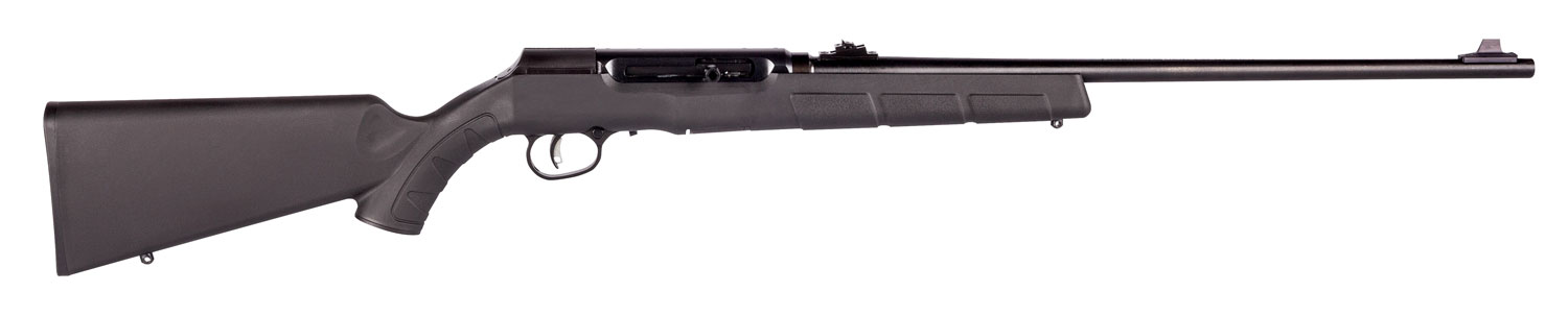 Savage Arms 47200 A22 Target Sporter Full Size 22 LR 10+1 22" High Luster Button Rifled Barrel, High Luster Drilled & Tapped Carbon Steel Receiver, Matte Black Fixed Synthetic Stock, Right Hand