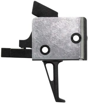 CMC Triggers 92503 Drop-In Single-Stage Flat Trigger w/ 4-4.50 lbs Draw Weight & Black/Silver Finish