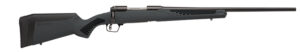 Savage Arms 57042 110 Hunter Full Size 300 Win Mag 3+1 24" Matte Black Button-Rifled Barrel, Matte Black Drilled & Tapped Carbon Steel Receiver, Adj AccuStock Matte Gray Synthetic Stock, Right Hand