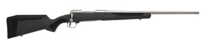 Savage Arms 57079 110 Storm Full Size 270 WSM 2+1 24" Matte Stainless Button-Rifled Barrel, Matte Drilled & Tapped Stainless Steel Receiver, AccuStock Matte Gray Synthetic Stock, Right Hand