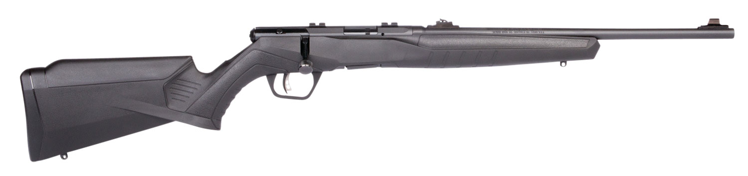 Savage Arms 70214 B Series F Compact 22 LR 10+1 18" Matte Black Button Rifled Barrel, Matte Black Drilled & Tapped Carbon Steel Receiver, Matte Black Fixed Synthetic Stock, Right Hand