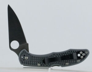 Spyderco C11FPGY Delica 4 Lightweight 2.88" Folding Drop Point Plain VG-10 SS Blade Gray FRN Handle Includes Pocket Clip