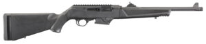 Ruger 19100 PC Carbine  9mm Luger 17+1 16.12" Threaded/Fluted Barrel, Type III Hard Coat Anodized Aluminum Alloy Receiver, Synthetic Stock, Optics Ready