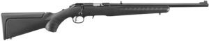 Ruger 8303 American Rimfire Compact Compact 22 LR 10+1 18" Satin Blued Alloy Steel Barrel, Drilled & Tapped Receiver, Black Synthetic Adj LOP Stock, Right Hand