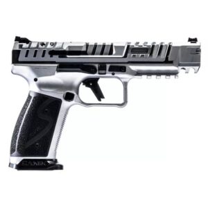 CANIK SFx RIVAL-S Pistol - Chrome | 9mm | 5" Barrel | 2 - 18rd Mag | Optic Cut w/ Co-witness Sights | Steel Frame