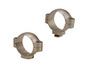 Leupold 2-Piece STD Windage Adjustable Steel Rings 30mm Medium Silver