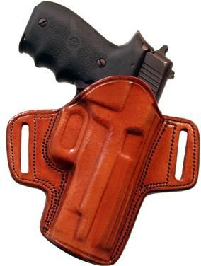 Tagua Gunleather Open Top Belt Holster for Glock 19/23/32/38 Brown Right Hand