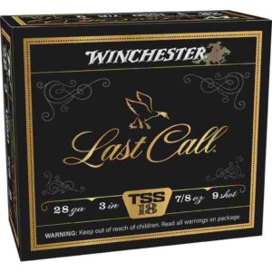 Winchester Last Call Waterfowl TSS Shotshells 28ga 3"7/8oz 1550fps #7 10/ct