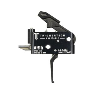 TriggerTech AR15 Single-Stage Adaptable Flat Trigger Black