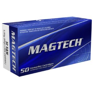 MAGTECH 32S&W 85GR LRN 50RD BOX 20 BOXES PER CASE