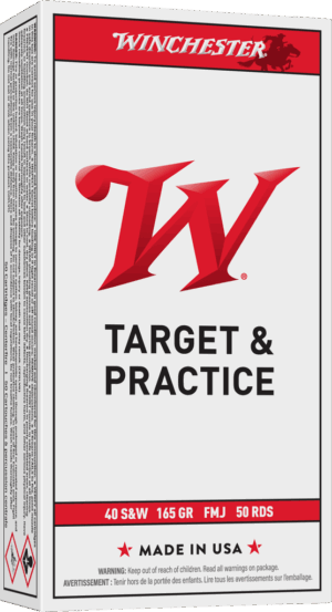 WINCHESTER USA 40SW 165GR FMJ