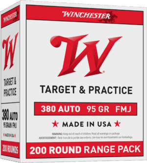 WINCHESTER USA 380ACP 95GR FMJ 200C