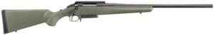 Ruger 26973 American Predator Full Size 6.5 Creedmoor 3+1 22" Matte Black Threaded Barrel, Matte Black Picatinny Rail Steel Receiver, Moss Green Fixed Synthetic Stock