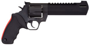 Taurus 2454061RH Raging Hunter  454 Casull 5rd 6.75" Matte Black Oxide Steel Black Rubber with Integrated Red Cushion Insert Grip