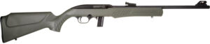Rossi RS22L1811OD RS22  Semi-Auto 22 LR Caliber with 10+1 Capacity, 18" Barrel, Matte Black Metal Finish & Monte Carlo OD Green Synthetic Stock Right Hand (Full Size)