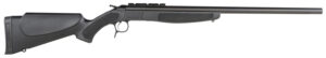 CVA CR4830 Scout  Full Size 450 Bushmaster 1 Shot 25" Matte Blued Steel Barrel, Rail Mount Steel Receiver, Black Fixed Synthetic Stock