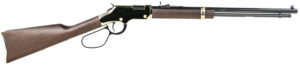 Henry H004L Golden Boy Large Loop 22 Short, 22 Long or 22 LR Caliber with 16 LR/21 Short Capacity, 20" Blued Barrel, Brasslite Metal Finish & American Walnut Stock Right Hand (Full Size)