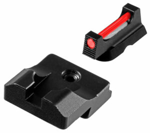 TruGlo TGTG132CZ Fiber-Optic Pro  Red/Fiber Optic Front Sight-Black/Blank Optic Rear Sight CZ 75