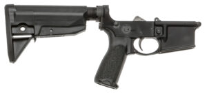 BCM LRGSTKMOD0BLK BCM Lower MOD 0 Multi-Caliber 7075-T6 Aluminum Black Synthetic Pistol Grip & Stock for AR-Platform