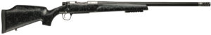 Christensen Arms 8011002501 Traverse  375 H&H Mag 3+1 22" Threaded Barrel, Natural Stainless, Black with Gray Webbing Stock