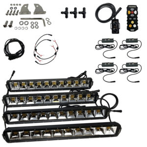 Foxpro MUDCT4KIT Mud Cutter Light Kit Black 2810/3380/4408 Lumens White/Amber/Mixed LED
