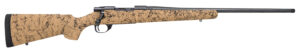 Howa HHS43334 M1500 HS Precision 300 Win Mag 3+1 24" Blued Threaded Barrel/Rec, Tan with Black Webbed HS Precision Stock