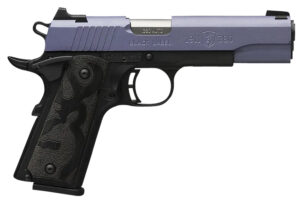 Browning 051985492 1911-380 Black Label Full Size Frame 380 ACP 8+1 4.25" Matte Stainless Steel Barrel, Crushed Orchid Cerakote Steel Slide, Matte Black Aluminum/Composite Frame, Black Polymer Grip