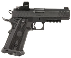 Girsan 395010 Witness2311  10mm Auto 15+1 4.25" Black Steel Barrel, Black Serrated Black Polymer Frame w/Beavertail & Picatinny Rail, Black Checkered Polymer Grip, Ambidextrous