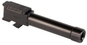 SilencerCo AC1329 Threaded Barrel  3.70" 9mm Luger, Black Nitride Stainless Steel, Fits Glock 26 Gen 1-5