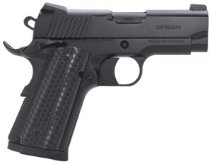 EAA GIRSAN 392050 MC1911 SC Untouchable Sub-Compact Frame 45 ACP 6+1 3.40" Black Steel Barrel, Black Serrated Steel Slide & Frame w/Beavertail, Black Polymer Grip