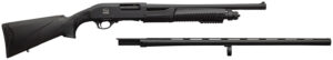 Chiappa Firearms 930374 301 Field/Tactical Full Size 12 Gauge Pump 3" 5+1 18.50/28" Black Steel Vent Rib Barrel, Black Aluminum Receiver, Black Synthetic Stock