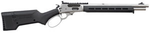 Marlin 70912 1895 Trapper 45-70 Gov 5+1 16.17" Satin Threaded Barrel, Picatinny Rail Stainless Steel Receiver, Black Adjustable Magpul ELG Synthetic Stock